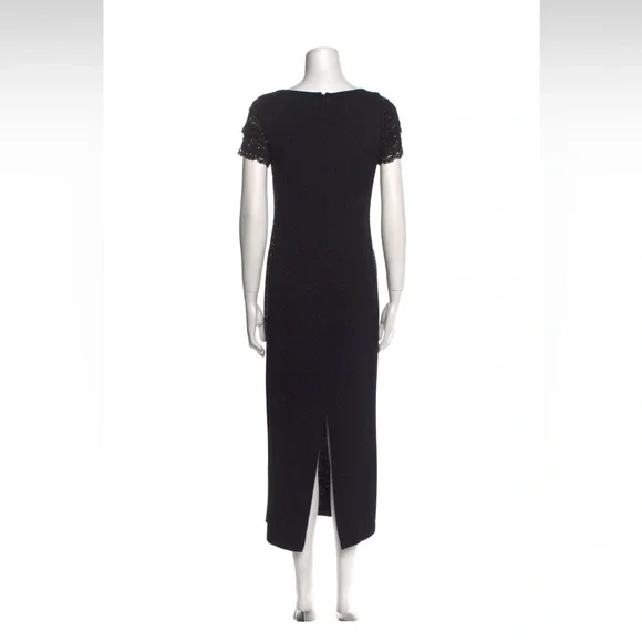 Elegant Black Women's Dress St. John knit USA 4 small - Picture 3 of 8